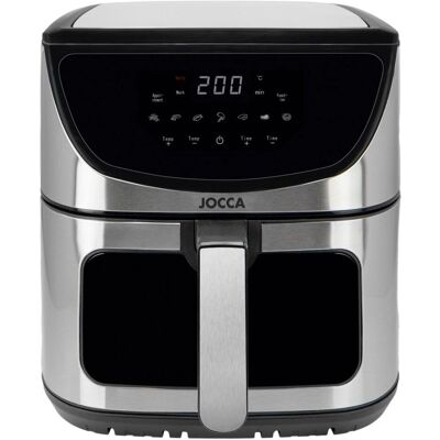 JOCCA - 2455 - acero inoxidable - 8 L - Freidora de aire JOCCA - 2455 - acero inoxidable - 8 L - Freidora de aire