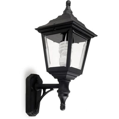 DOPO Schwarze Wandleuchte - IP44 - 42W - E27 - Klassisches Design DOPO Schwarze Wandleuchte - IP44 - 42W - E27 - Klassisches Design