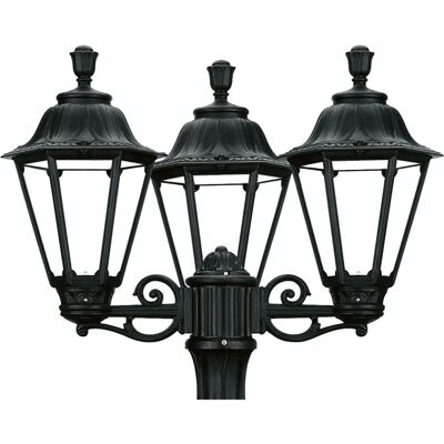 Novolux - Luminaria poste 3 brazos indura - 560mm - Negro - Outdoor lamp Novolux - Luminaria poste 3 brazos indura - 560mm - Negro - Outdoor lamp