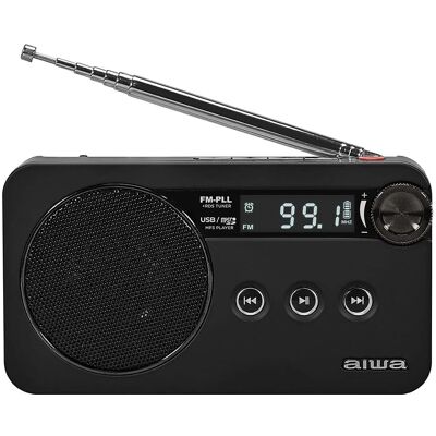 Aiwa RS-77PLL Tragbares Radio - FM/USB/microSD Aiwa RS-77PLL Tragbares Radio - FM/USB/microSD