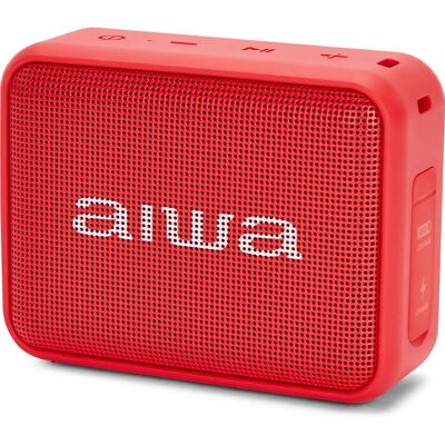 Aiwa BS-200RD hordozható hangszóró - Bluetooth, 12 óra, Piros Aiwa BS-200RD hordozható hangszóró - Bluetooth, 12 óra, Piros
