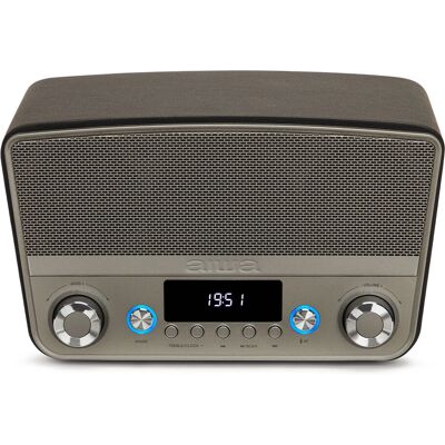 Caixa de som vintage sem fio Aiwa BSTU-750BK - Equipamento de áudio Caixa de som vintage sem fio Aiwa BSTU-750BK - Equipamento de áudio