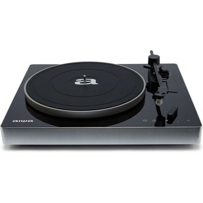 Aiwa APX-680BT Bluetooth Plattenspieler - Plattenspieler, Schwarz, 2 Geschwindigkeiten, Automatischer Stopp - Hi-Fi Aiwa APX-680BT Bluetooth Plattenspieler - Plattenspieler, Schwarz, 2 Geschwindigkeiten, Automatischer Stopp - Hi-Fi