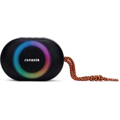 Aiwa BST-330BK Tragbarer Bluetooth-Lautsprecher - Wasserfest IPX6 Aiwa BST-330BK Tragbarer Bluetooth-Lautsprecher - Wasserfest IPX6