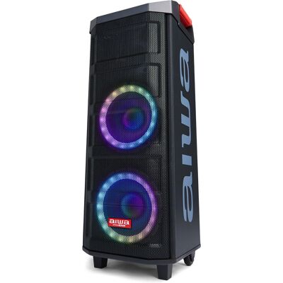 Bärbar högtalare Aiwa - 80 W, Svart - Bärbar högtalare Bärbar högtalare Aiwa - 80 W, Svart - Bärbar högtalare