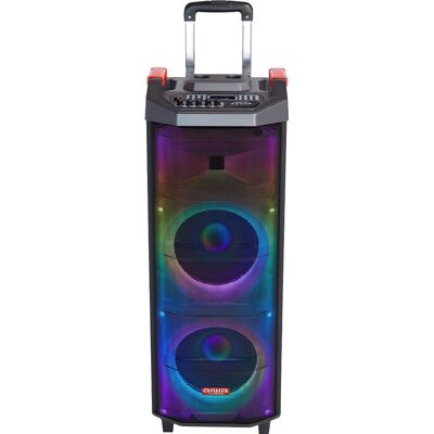 Aiwa KBTUS-710MKII kabelloser Bluetooth-Lautsprecher - Schwarz Aiwa KBTUS-710MKII kabelloser Bluetooth-Lautsprecher - Schwarz