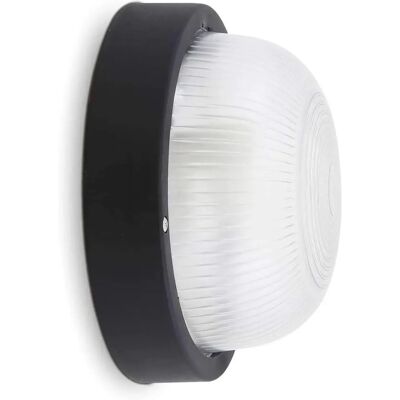 Dopo Schwarze Runde Wandleuchte - Außen IP44 E27 12W Dopo Schwarze Runde Wandleuchte - Außen IP44 E27 12W