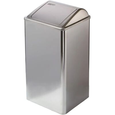 Papelera PP0065C de Acero Inoxidable Auto-Retorno 65L - Mediclinics Papelera PP0065C de Acero Inoxidable Auto-Retorno 65L - Mediclinics