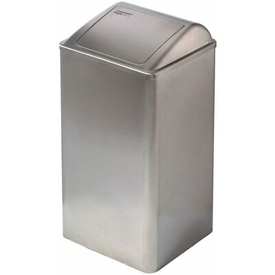 Mediclinics PP0065CS Papelera Acero Inoxidable Satinado 65L - Áreas Públicas Mediclinics PP0065CS Papelera Acero Inoxidable Satinado 65L - Áreas Públicas
