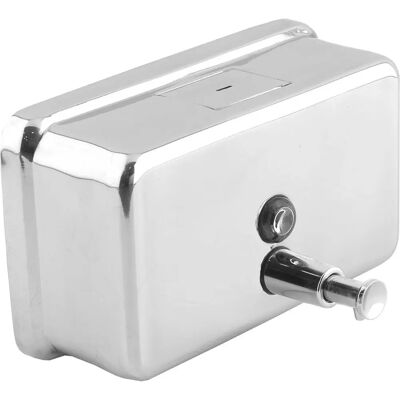 Dispensador Horizontal de Jabon Líquido Acero Inoxidable - 1L - Mediclinics Dispensador Horizontal de Jabon Líquido Acero Inoxidable - 1L - Mediclinics