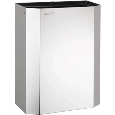 Mediclinics PPA2279C Papelera de Acero Inoxidable con Aro de Plástico - 25L Mediclinics PPA2279C Papelera de Acero Inoxidable con Aro de Plástico - 25L