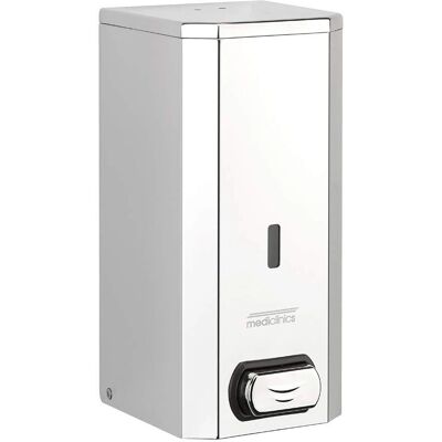 Dispensador de jabón manual en acero inoxidable brillante - 1.5L - Mediclinics DJ0031C Dispensador de jabón manual en acero inoxidable brillante - 1.5L - Mediclinics DJ0031C