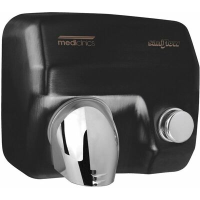 Secador de manos Mediclinics E05B - Manual Negro - Alta gama Secador de manos Mediclinics E05B - Manual Negro - Alta gama