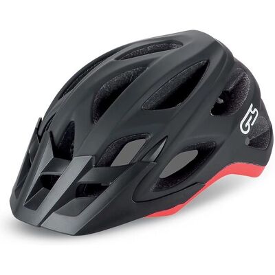 GES Trail Helm Schwarz/Rot - Fahrradhelm GES Trail Helm Schwarz/Rot - Fahrradhelm