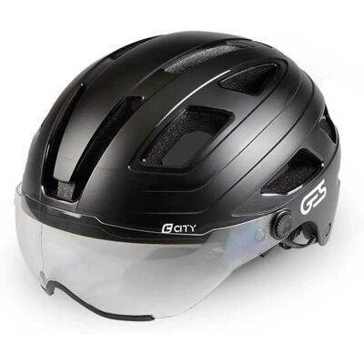GES - City - Negro - L - Casco de bicicleta GES - City - Negro - L - Casco de bicicleta