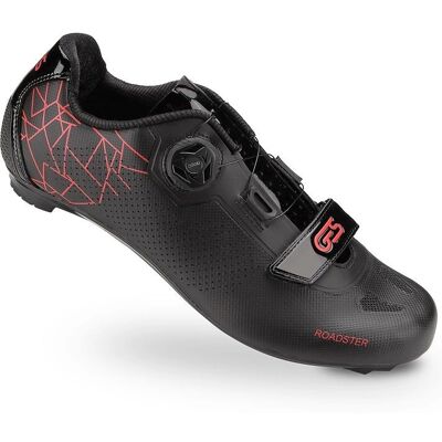Chaussures de route GES Roadster-2 - Noir et rouge, 42 - Publicité Chaussures de route GES Roadster-2 - Noir et rouge, 42 - Publicité