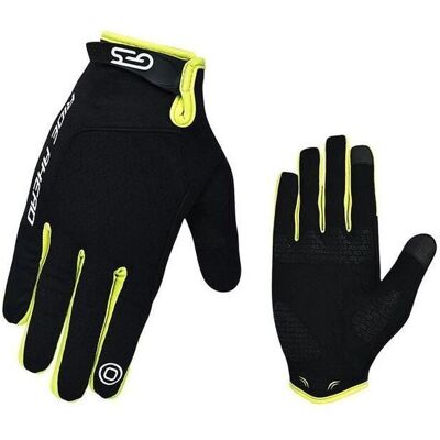 Guanti da Ciclismo GES Gel Pro - Giallo - Guanti da ciclismo Guanti da Ciclismo GES Gel Pro - Giallo - Guanti da ciclismo