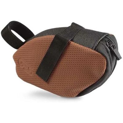 Ges Morga Bolsa de asiento para bicicleta - Marrón - Cuero resistente al agua Ges Morga Bolsa de asiento para bicicleta - Marrón - Cuero resistente al agua