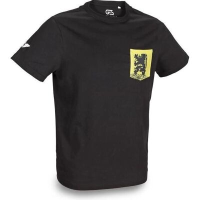 GES Flandres Schwarzes Baumwoll-T-Shirt - Lässiger Frühling GES Flandres Schwarzes Baumwoll-T-Shirt - Lässiger Frühling