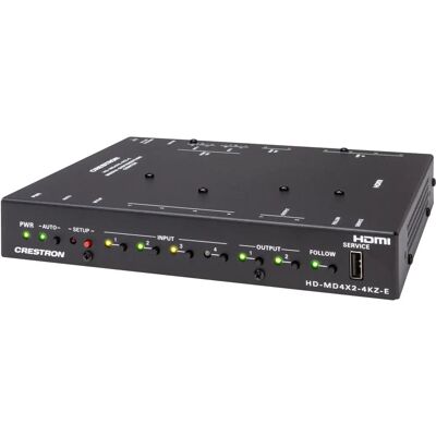 Commutateur Vidéo HDMI 4K Crestron - Supporte 4 Entrées - Publicité Commutateur Vidéo HDMI 4K Crestron - Supporte 4 Entrées - Publicité