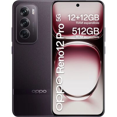 OPPO Reno 12 Pro - 6,7" AMOLED - 12 GB RAM - 512 GB - Zwart - Smartphone OPPO Reno 12 Pro - 6,7" AMOLED - 12 GB RAM - 512 GB - Zwart - Smartphone