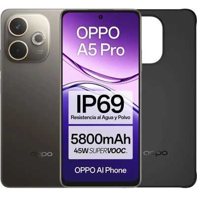 OPPO A5 Pro 4G Tela de 6,67" 256GB Smartphone + Capa Transparente OPPO A5 Pro 4G Tela de 6,67" 256GB Smartphone + Capa Transparente