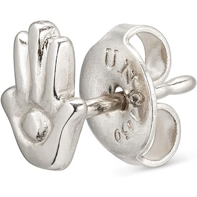 Uno de 50 Protect Us Stud Plata Metal Piercing - Piercing Uno de 50 Protect Us Stud Plata Metal Piercing - Piercing