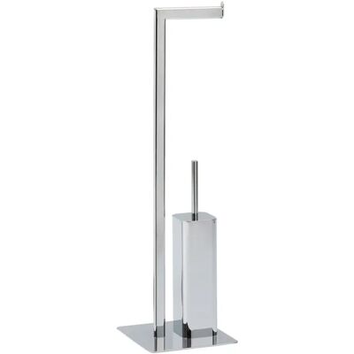 Fijalo BA09229 - Soporte de papel y escobilla de metal para baño Fijalo BA09229 - Soporte de papel y escobilla de metal para baño