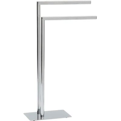 Andrea House BA09230 - Toallero de Metal Cromado - 2 Toallas - Decoración Moderna Andrea House BA09230 - Toallero de Metal Cromado - 2 Toallas - Decoración Moderna