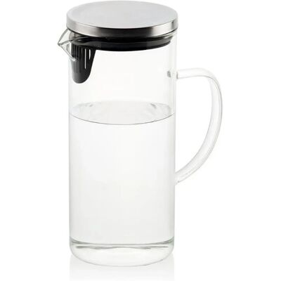 Andrea House MS70098 Vase und Krug - Glas, Transparent, 1,5L Andrea House MS70098 Vase und Krug - Glas, Transparent, 1,5L