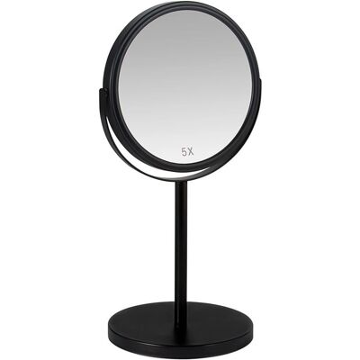 Fijalo BA23024 - Kreisspiegel mit Montageschiene - Schwarz Metall Fijalo BA23024 - Kreisspiegel mit Montageschiene - Schwarz Metall