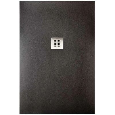 SANYCCES Plato de ducha rectangular negro - Resistente a impactos, Diseño moderno SANYCCES Plato de ducha rectangular negro - Resistente a impactos, Diseño moderno