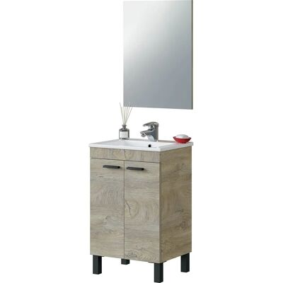 ALTRI Mobile bagno in rovere con specchio - 50x40h80 ALTRI Mobile bagno in rovere con specchio - 50x40h80