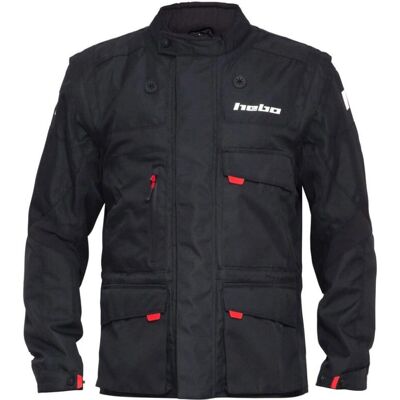 Chaqueta Hebo Negra Cross-Over II Enduro - Impermeable, Ventilada, Ajustable Chaqueta Hebo Negra Cross-Over II Enduro - Impermeable, Ventilada, Ajustable