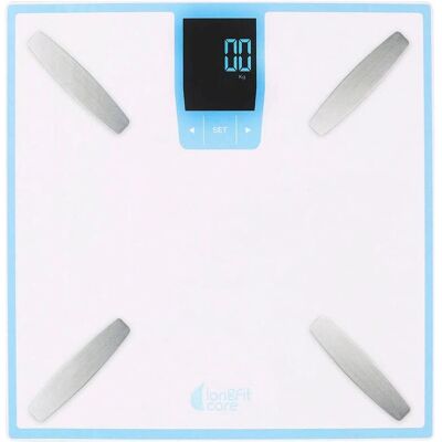 Sante & Beaute LongFit Care Witte Multifunctionele Badkamerweegschaal Sante & Beaute LongFit Care Witte Multifunctionele Badkamerweegschaal