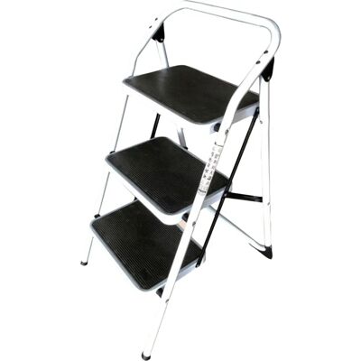 Homelux Model 710056 - Stalen Ladder, 3 Treden, Blauw - Ladder Homelux Model 710056 - Stalen Ladder, 3 Treden, Blauw - Ladder