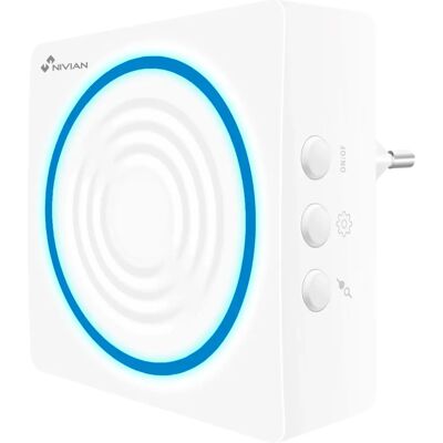 Système d'alarme Nivian NVS-S6B - Sirène sans fil, Blanc Système d'alarme Nivian NVS-S6B - Sirène sans fil, Blanc