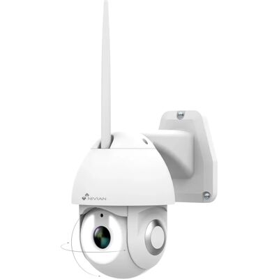 Telecamera di Sicurezza Nivian - 360° Wi-Fi Esterno PTZ Visione Notturna Telecamera di Sicurezza Nivian - 360° Wi-Fi Esterno PTZ Visione Notturna