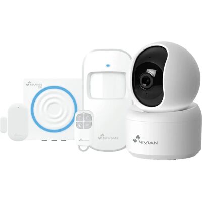 NIVIAN - Huis- en bedrijf alarmsysteem - Wi-Fi, geen maandelijkse kosten, remote control NIVIAN - Huis- en bedrijf alarmsysteem - Wi-Fi, geen maandelijkse kosten, remote control