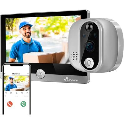 Nivian Nvs-ipc-doorview1 Inteligentny Wideodomofon WiFi Nivian Nvs-ipc-doorview1 Inteligentny Wideodomofon WiFi