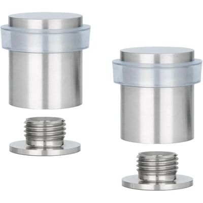 EVI Pack de 2 butées de porte en acier inoxydable - Réduction du bruit d’impact - Publicité EVI Pack de 2 butées de porte en acier inoxydable - Réduction du bruit d’impact - Publicité