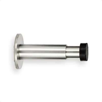 EVI HERRAJES Adjustable Wall Door Stop - Impact-Reducing, Stainless Steel EVI HERRAJES Adjustable Wall Door Stop - Impact-Reducing, Stainless Steel