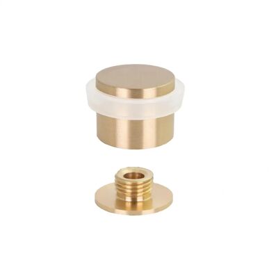 EVI Herrajes Zatrzymanie drzwi - 24x20mm samoprzylepne, mosiężne wykończenie EVI Herrajes Zatrzymanie drzwi - 24x20mm samoprzylepne, mosiężne wykończenie