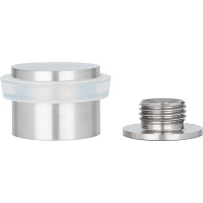EVI Topo de puerta - 28x21mm - Blanco - Montaje adhesivo o con tornillo EVI Topo de puerta - 28x21mm - Blanco - Montaje adhesivo o con tornillo
