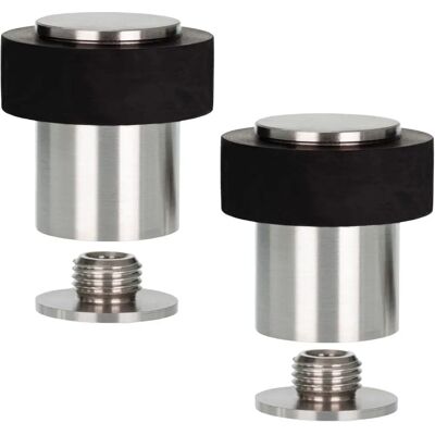 EVI HERRAJES Pack de 2 Butées de Porte en Acier Inoxydable - Type de Porte - Publicité EVI HERRAJES Pack de 2 Butées de Porte en Acier Inoxydable - Type de Porte - Publicité
