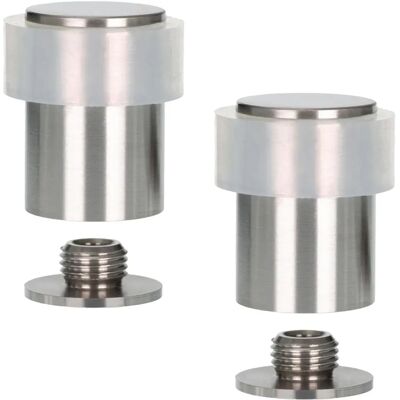 EVI Ensemble de 2 arrêts de porte en acier inoxydable - 35 mm x 24 mm - Réduction d'impact et de bruit - Publicité EVI Ensemble de 2 arrêts de porte en acier inoxydable - 35 mm x 24 mm - Réduction d'impact et de bruit - Publicité