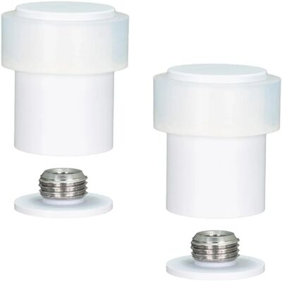 EVI Arrêt de porte en acier inoxydable - 24x35 mm - Laqué blanc - Publicité EVI Arrêt de porte en acier inoxydable - 24x35 mm - Laqué blanc - Publicité
