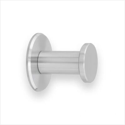 Gancho de Pared EVI - Acabado Satinado - Acero Inoxidable - 44x45mm - Diseño Moderno Gancho de Pared EVI - Acabado Satinado - Acero Inoxidable - 44x45mm - Diseño Moderno