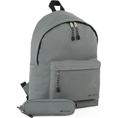 Sac à dos et Sacoche ITACA - Gris Sac à dos et Sacoche ITACA - Gris