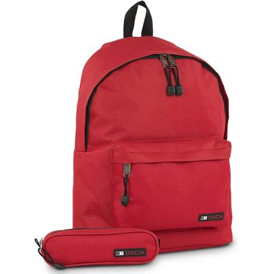 ITACA Sac à dos et Sacoche Rouge - Polyester Décontracté ITACA Sac à dos et Sacoche Rouge - Polyester Décontracté